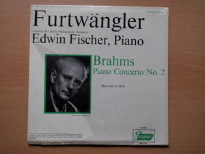 ブラームス　ピアノ協奏曲　第２番　　ピアノ　E.　フィッシャー　フルトヴェングラー指揮　ベルリン・フィル　３０ｃｍＬＰレコード　　