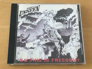 The Unseen So This Is Freedom 輸入盤CD 検:アンシーン 2nd Street punk Casualties Rancid Defiance Virus Lower Class Brats Forgotten