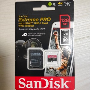 【新品】SanDisk☆microSD 128GB☆Extream PRO