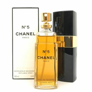 CHANEL シャネル No.5 EDT 100ml ☆残量ほぼいっぱい　送料510円