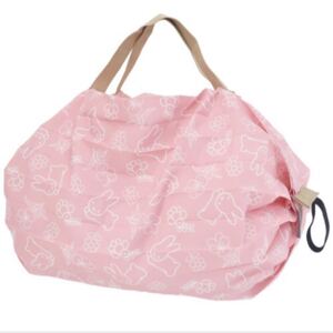 ★新品★ 【エコバッグ】ミッフィー シュパットバッグS うさぎとお花