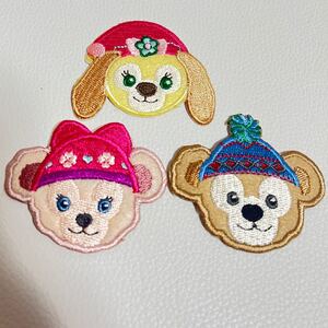 ダッフィー シェリーメイ クッキー アイロン ワッペン