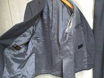 d624　五大陸　gotairiku　2釦スーツ　オンワード樫山　サイズ40L　グレー系　10-10 　_画像4