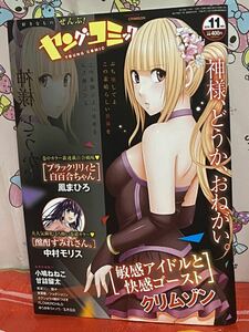 ☆ヤングコミック 2016年11月号 少年画報社 表紙 敏感アイドルと快感ゴースト 巻頭カラー 酩酊すみれさん。 ブラックリリィと白百合ちゃん