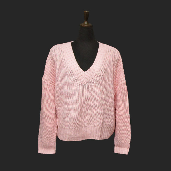 ★SALE★Hollister/ホリスター★Vネックセーター (Pink/L)