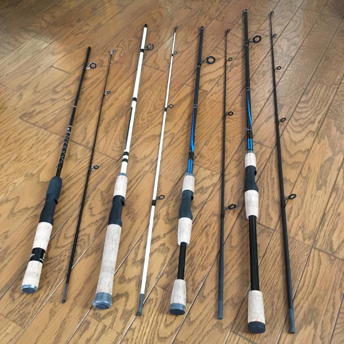おまけ付 まとめ売り ルアーロッド シーバス バス釣り バスロッド 7本セット 2ピース ベイトロッド スピニングロッド 5 7ft Shakespeare Zebco 2ピースベイトロッド Labelians Fr