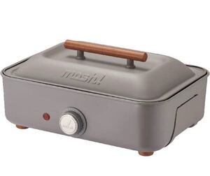 【新品・未使用】ドウシシャ mosh! ホットプレート ブラウン M-HP1BR
