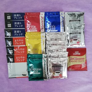 ドリップパック コーヒー 9種類24袋 ドトール 澤井珈琲 キーコーヒー