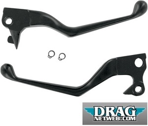 黒色 スポーツスター 用 2004-13 ブレーキ クラッチ レバー セット BLK XL DRAG SPECIALTIES DS 0610-0129