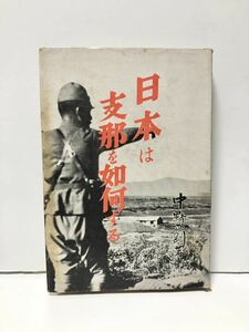 昭12「日本は支那を如何にする」中野正剛著 257P 希少 東亞