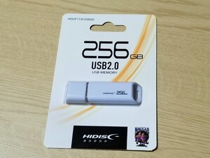 USBメモリー256GB新品 HI DISC製 USB2.0対応 復旧サービス付 Windows Mac パソコン、オーディオ等に