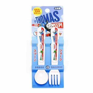 [ prompt decision ]* Thomas the Tank Engine spoon * Fork set * dishwasher * tableware dryer ok! child baby //SF-27