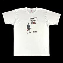 新品 BANKSY バンクシー ENJOY YOUR LIFE X ペンキ ペイント 少年 ビッグ オーバー サイズ Tシャツ 4XLサイズ グラフィティ ユニセックス_画像6