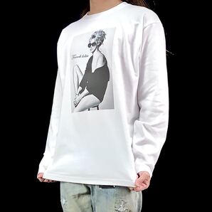 新品 ブリジットバルドー フレンチ ロリータ フランス モデル セックスシンボル ロンT 長袖 Tシャツ XS Sサイズ セクシーグラマー 男女兼用