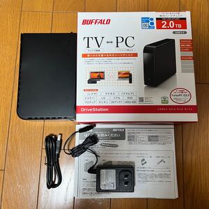美品 BUFFALO USB 外付 ハードディスク 2.0TB HD-LD2.0TU2C 2TB バッファロー