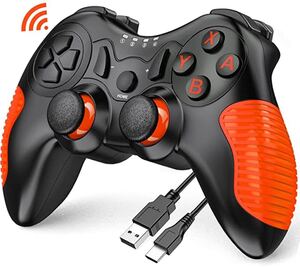 Switch コントローラー HD振動 無線 小型 オレンジ Nintendo Switch