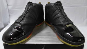 ☆★ 新品 DEAD 未使用 NIKE AIR JORDAN ⅩⅥ BRED RETRO 2001年製 ナイキ エア ジョーダン 16 黒/赤 レトロ US10.5 JP28.5CM ☆★