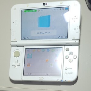 Newニンテンドー3DS LL パールホワイト 本体のみ