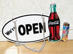 非売品 ビンテージ コカコーラ Coke 看板 OPEN CLOSED お店 店舗 ドアプレート レトロ 当時物