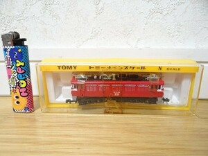 70年代 ビンテージ TOMY トミーナインスケール 鉄道模型 HN-501 ED75型 電気機関車 Nゲージ レトロ 昭和 当時物 ジャンク