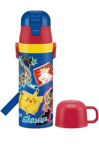 スケーター 2WAY ステンレス 水筒 コップ付き ポケモン 430ml SKDC4 ポケットモンスター
