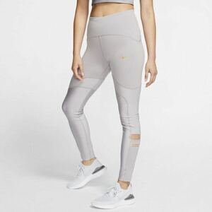 新品 定価9900円 Lサイズ NIKE ナイキ レディース ロングパンツ ウィメンズ スピード 7/8 タイツ GLAM ヨガ トレーニング グレー