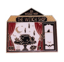 新品　魔法使いのお店　ピンブローチ 　ピンバッジ 　ピンズ　THE WICH SHOP　ハリー・ポッター　魔女　魔道具　ハロウィン　_画像1