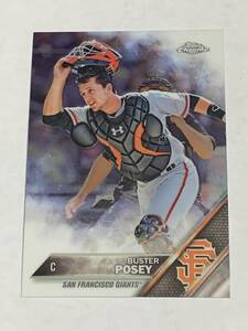 BUSTER POSEY 2016 TOPPS CHROME #125 GIANTS 即決