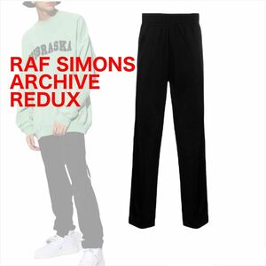 [ новый товар ] быстрое решение * Raf Simons ARCHIVE REDUX * грузовик брюки (M) черный SS00 Summa Cum Laude редкий линия брюки архив низ 