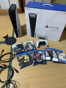 ps5本体とソフト8本付き(中古美品)お得セット