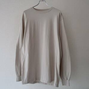 USA製ファブリック使用メキシコメイド オールドTULTEX ロングスリーブクルーネックTシャツ トープ 表記Large/ビンテージ無地XL