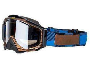  immediate payment Klim Radius Pro goggle Tundra Blue smoked silver dual lens 005