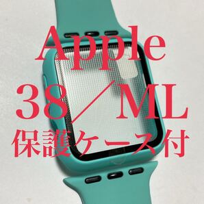 Apple Watch band38mm M/Lサイズ/保護ケース付/ミントグリーン