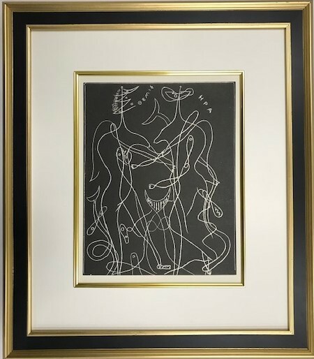 【特価】　≪　　ジョルジュ・ブラック　　≫　　ORIGINALE COLLOTYPES【コロタイプ版画】 　THEMIS ET HERA 　 1934年 　GEORGE　 BRAQUE