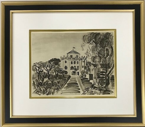 【特価】　≪　　ラウル 　デュフィ 　　≫　　COLLOTYPES【コロタイプ版画】 　　VILLA PROVENCE 　　1929年 　　RAOUL　 DUFY