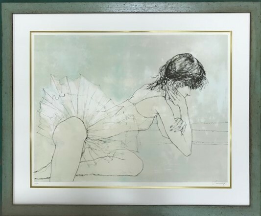 【特価】　≪　　ジャン　ジャンセン 　　　≫　　オリジナル リトグラフ【石版画】 　 　LEA EN TUTU　 　 1982年 　　　JEAN　JANSEM