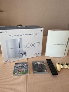 SONY PlayStation3 CECHL00 CW ソフト2本付き