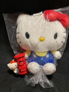 ハローキティ サンリオ キャラクターズ メガジャンボふわもこぬいぐるみ 郵便局限定 貯金箱