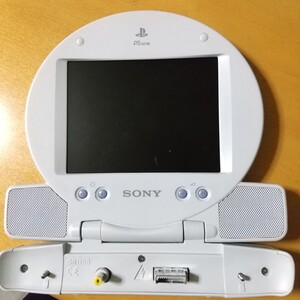 動作確認済★PSONE用モニター+外部入力用プラグ
