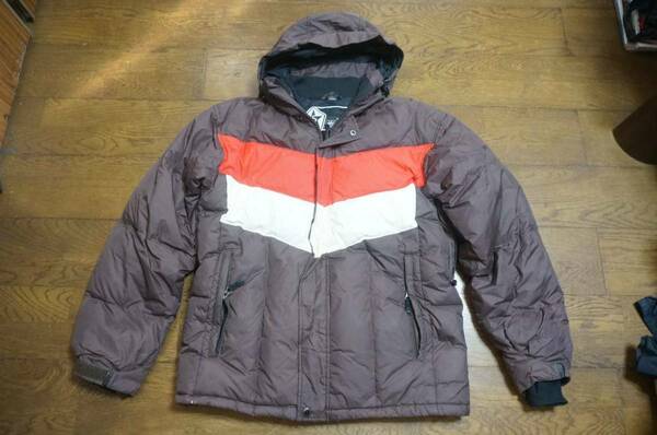 男性用 SESSIONS セッションズ スノーボードウエア TUMBLER Jacket タンブラージャケット RECCO ダウン サイズM*burtonバートンVOLCOM686