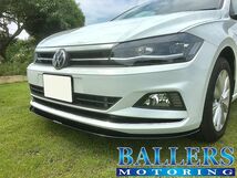 VW ポロ AW フロントリップスポイラー カーボン Next Innovation 5mmモデル フォルクスワーゲン 日本製 塗装済み エアロ N48C_画像6