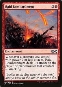 MTG ■赤/英語版■ 《略奪の爆撃/Raid Bombardment》★FOIL★ アルティメットマスターズ UMA