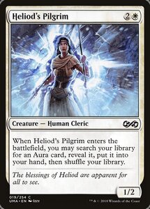 MTG ■白/英語版■ 《ヘリオッドの巡礼者/Heliod's Pilgrim》★FOIL★ アルティメットマスターズ UMA