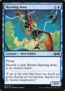 MTG ■青/英語版■ 《空翼のエイヴン/Skywing Aven》★FOIL★ アルティメットマスターズ UMA