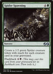 MTG ■緑/英語版■ 《蜘蛛の発生/Spider Spawning》★FOIL★ アルティメットマスターズ UMA