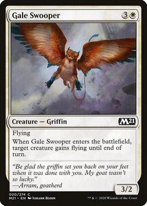 MTG ■白/英語版■ 《強風の急襲者/Gale Swooper》基本セット2021 M21