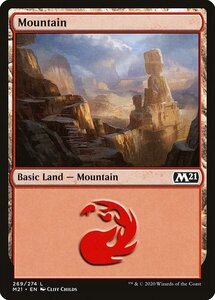 MTG ■土地/英語版■ 《山/Mountain》基本セット2021 M21