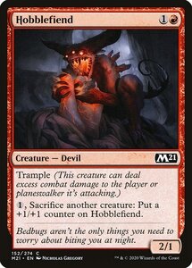 MTG ■赤/英語版■ 《引きずり鬼/Hobblefiend》基本セット2021 M21