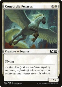 MTG ■白/英語版■ 《協約のペガサス/Concordia Pegasus》基本セット2021 M21