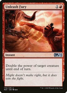 MTG ■赤/英語版■ 《憤激解放/Unleash Fury》基本セット2021 M21